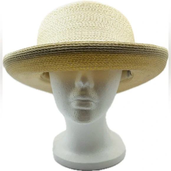 Hard-to-Find Lola Straw Hat with Flowers - Picture 5 of 9